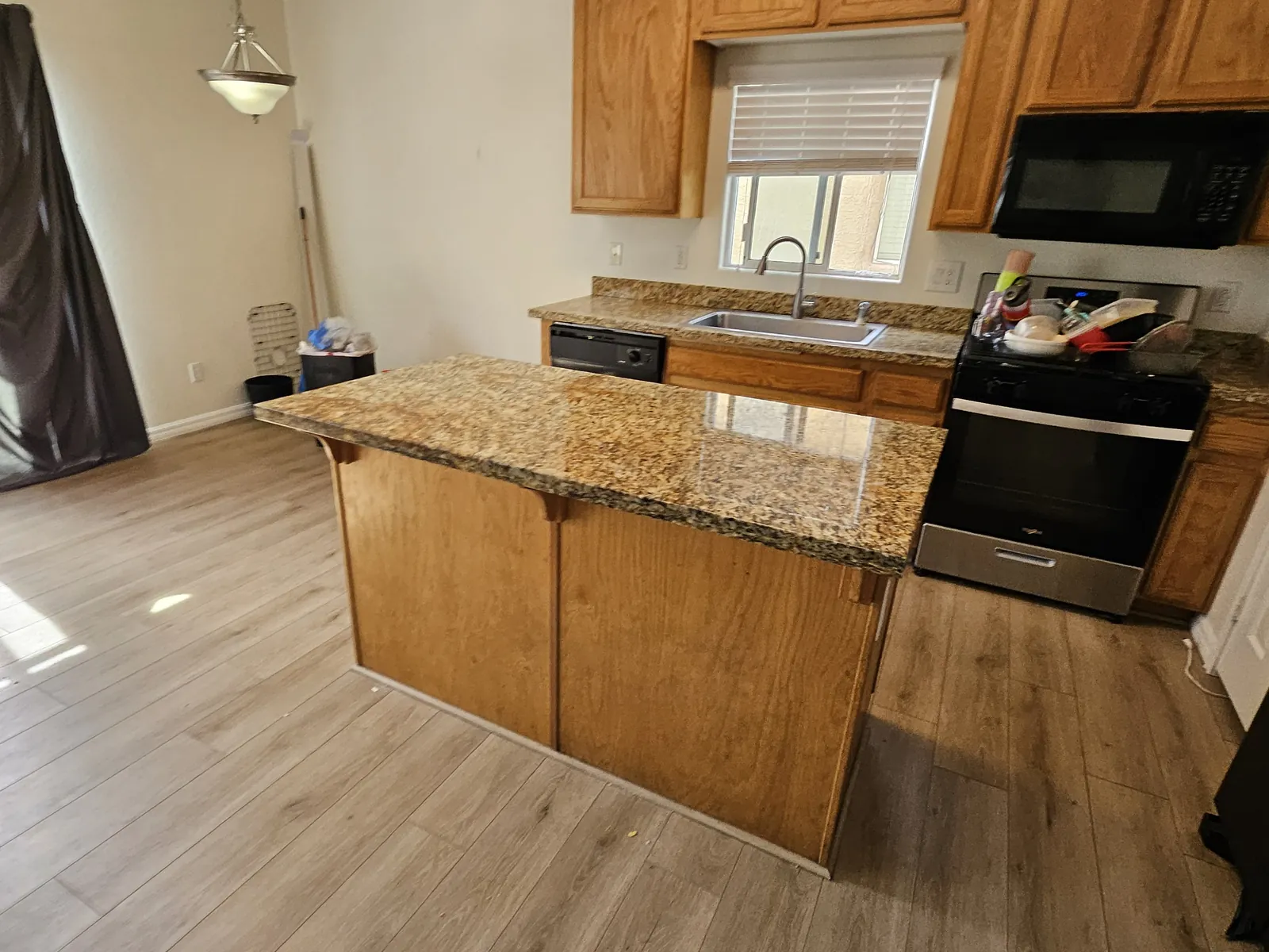 Granite countertop after restoration in Las Vegas