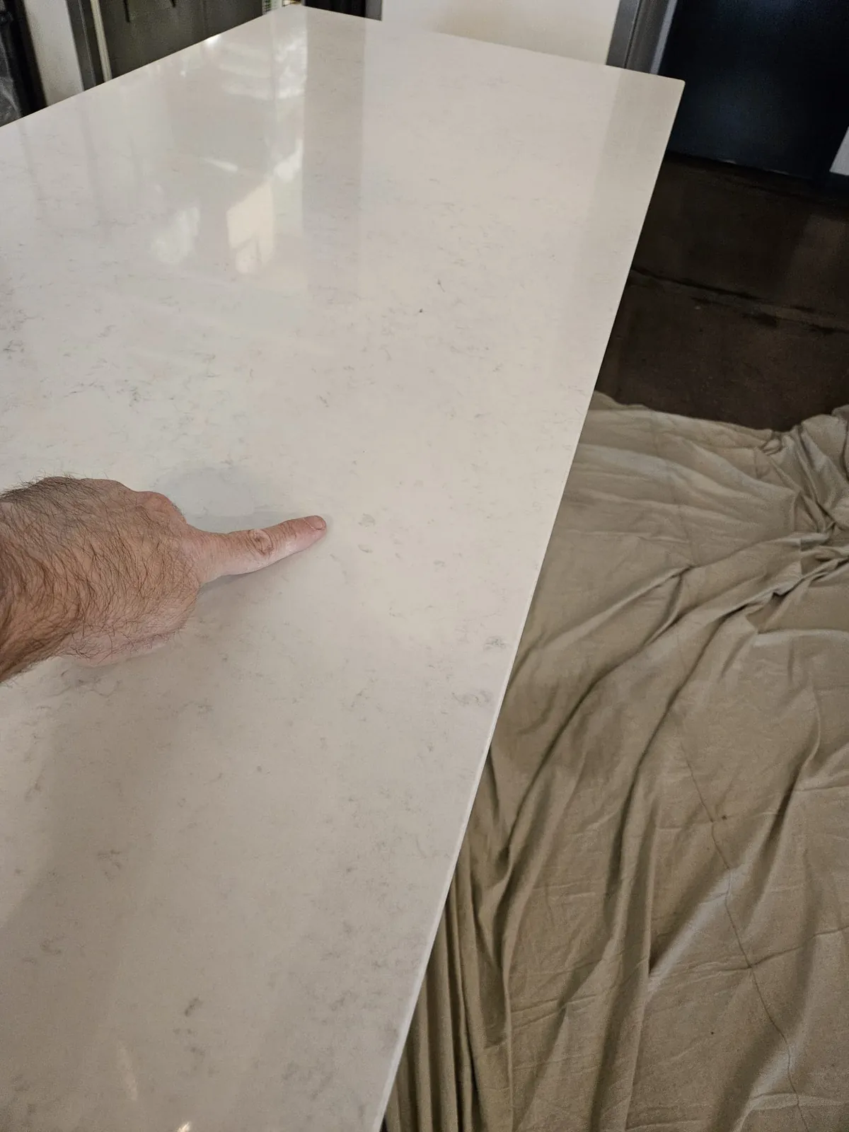 Quartz seam repair result in Summerlin