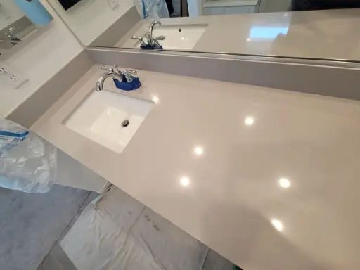 Engineered quartz surface restoration in Northwest Las Vegas