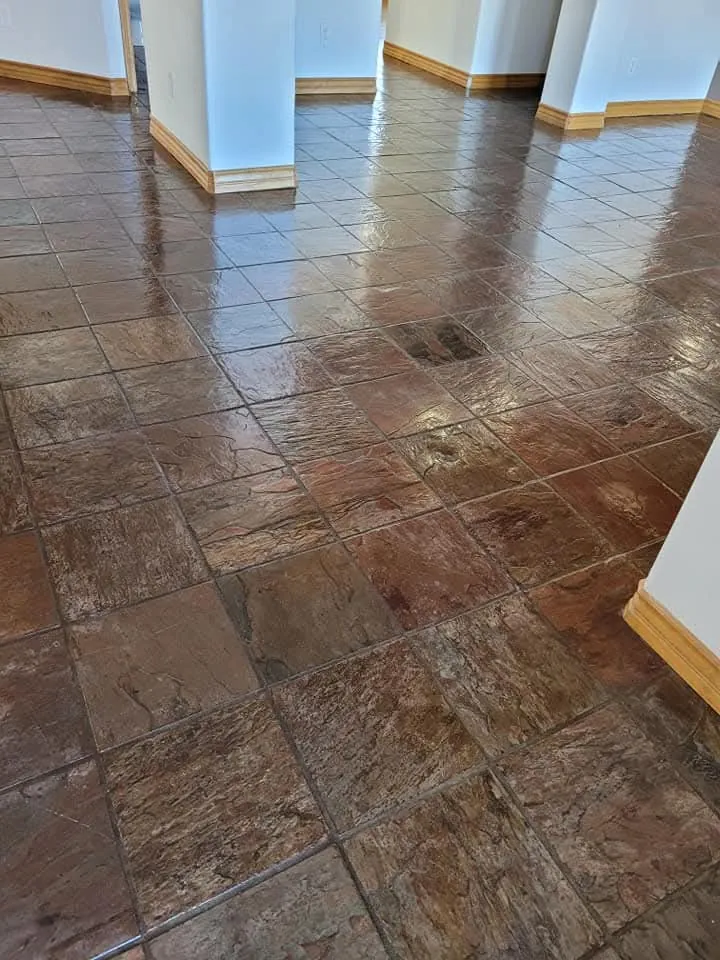 Polished slate floor in Las Vegas