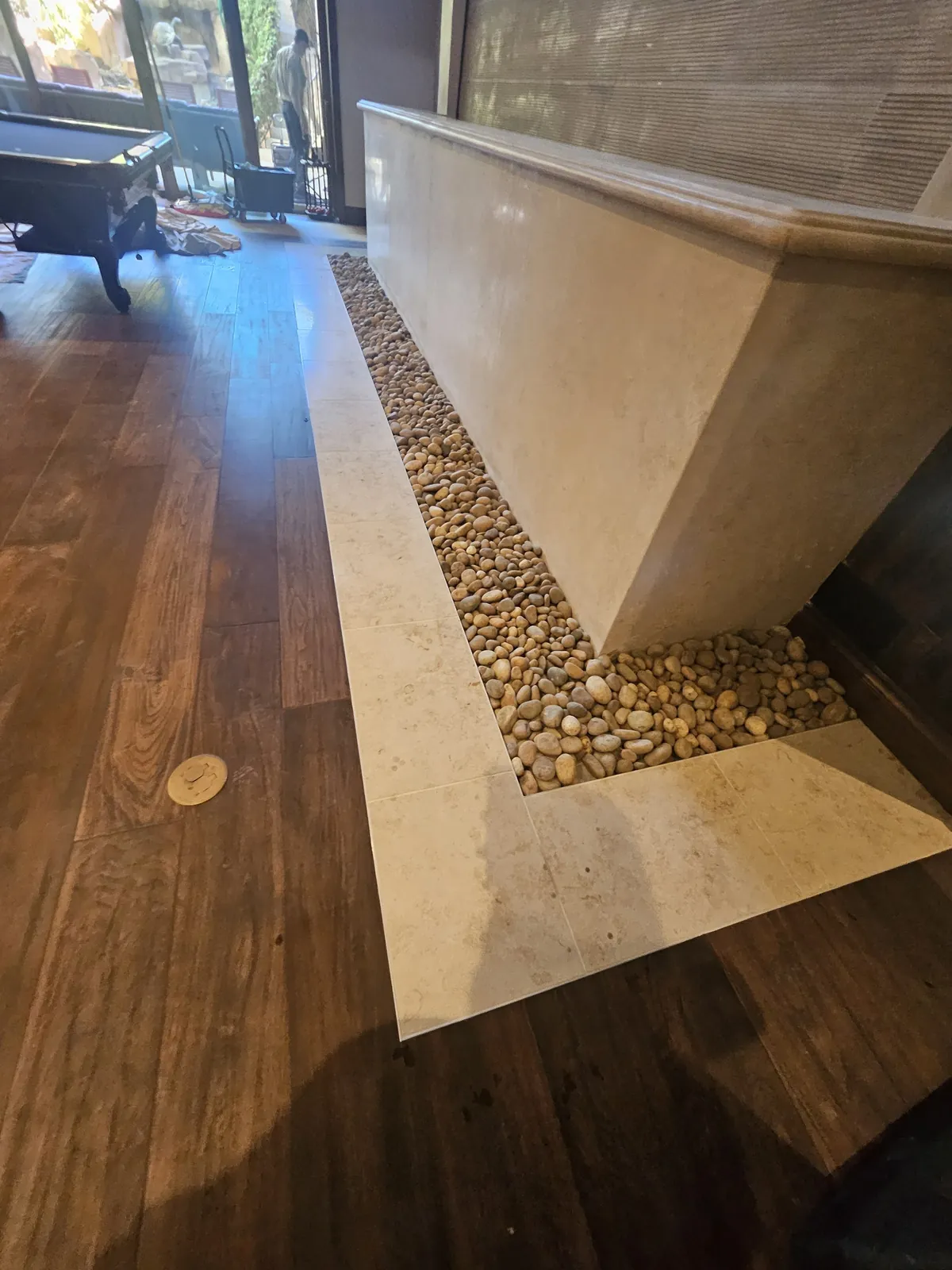 Travertine Fireplace Surround