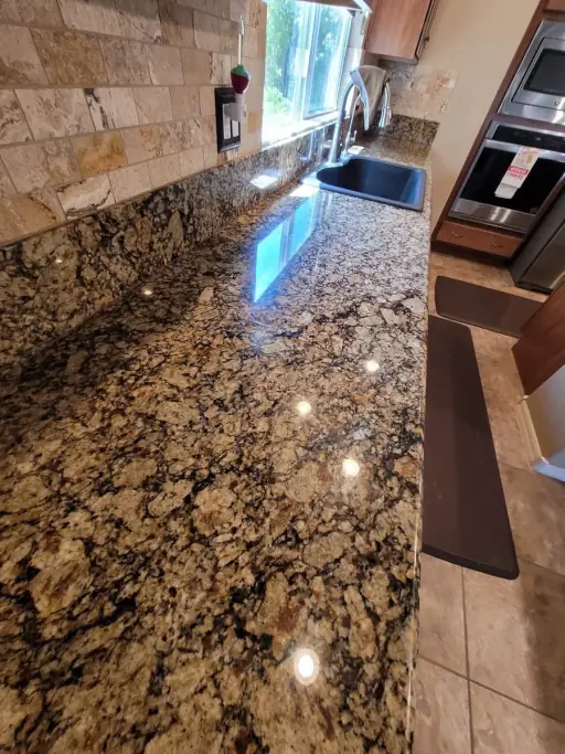 Granite countertop polishing result in Henderson NV
