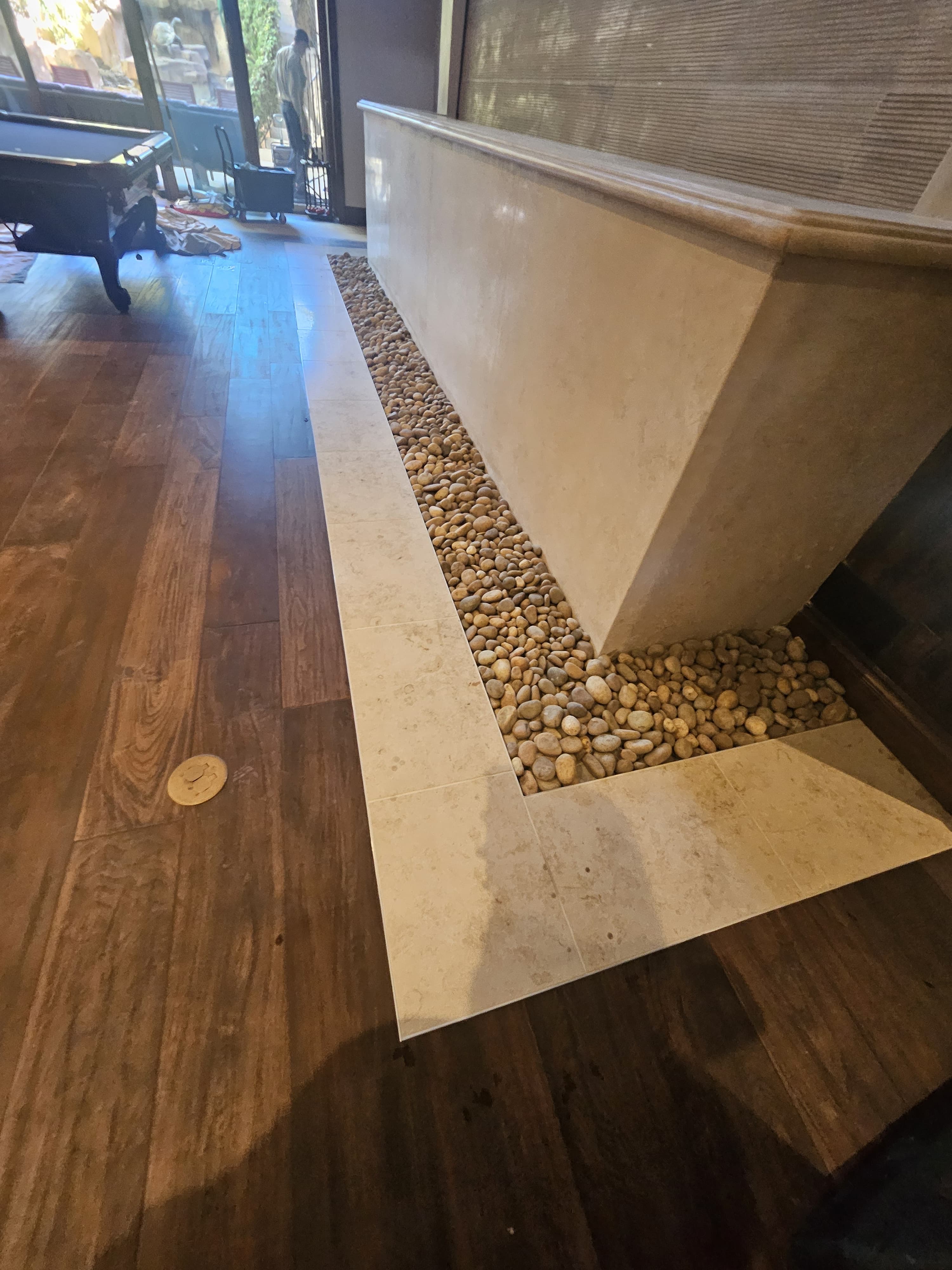 Travertine Fireplace Surround